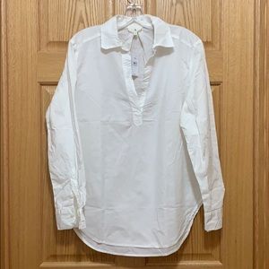 NWT Lou & Grey White cotton tunic Small